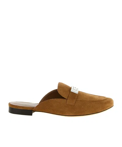 Tory Burch Leelee Mule Loafers In Brown