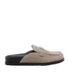 Tory Burch Beige Leelee Mules In Multi