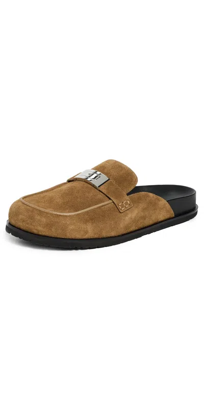 Tory Burch Leelee Mules Wild Tabacco In Multi