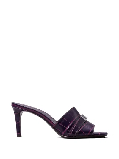 Tory Burch Leelee Skinny Mules In Purple