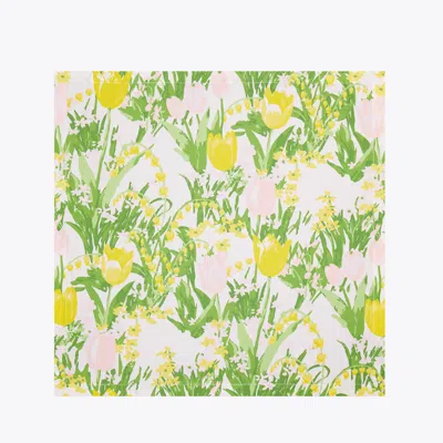 Tory Burch Les Tulipes Dinner Napkin, Set Of 4 In Multi