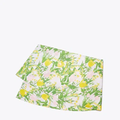 Tory Burch Les Tulipes Round Tablecloth, 90" In Multi
