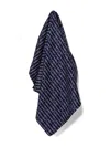 Tory Burch Lettering-pattern Scarf In Blue