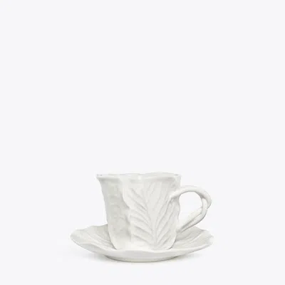 Tory Burch Lettuce Ware Cup & Saucer, Set Of 2