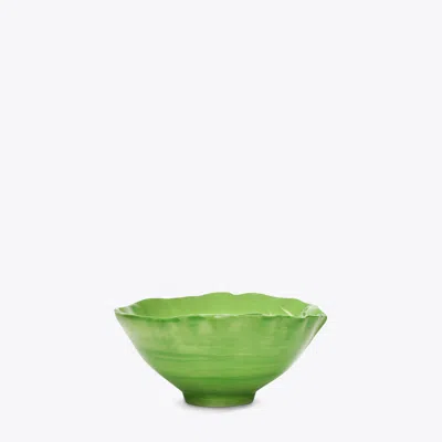 Tory Burch Lettuce Ware Soup Bowl, Set Of 4 In Green