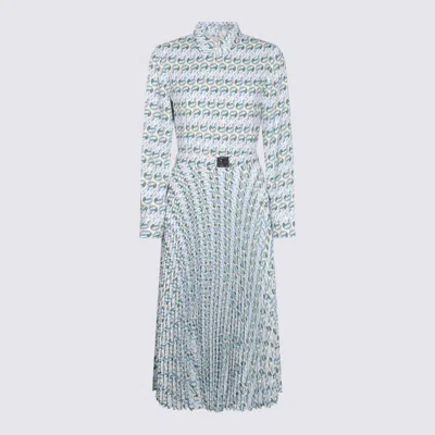 TORY BURCH PRINTED TWILL DRESS