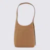 Tory Burch Light Brown Leather Hobo Romy Small Shoulder Bag