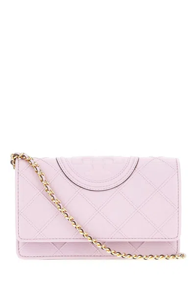 Tory Burch Lillac Leather Fleming Clutch