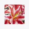 Tory Burch Lily Silk Square Scarf In Pink