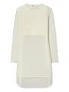 Tory Burch Linen And Silk Tunic In Multi