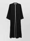 Tory Burch Linen Kaftan Dress Side Slits