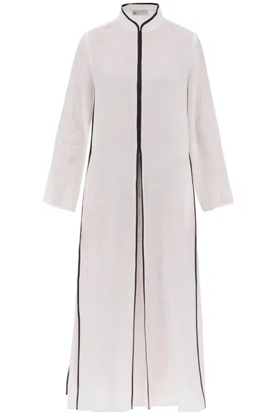 Tory Burch Linen Long Kaftan