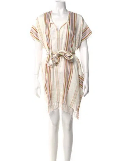 Pre-owned Tory Burch Linen Mini Dress