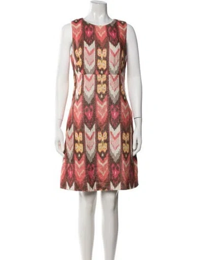 Pre-owned Tory Burch Linen Mini Dress