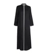 Tory Burch Linen Kaftan Dress Side Slits