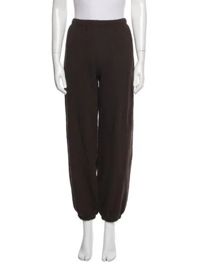 Pre-owned Tory Burch Linen Skinny Leg Pants W/ Tags In Brown