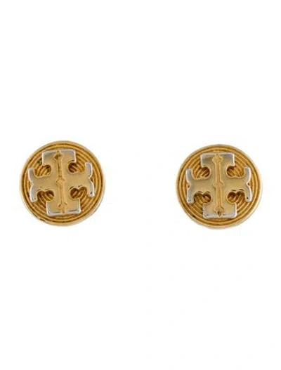 Pre-owned Tory Burch Livia Stud Earrings In Multi