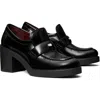 Tory Burch Classic Heeled Lug Loafers Perfect Black