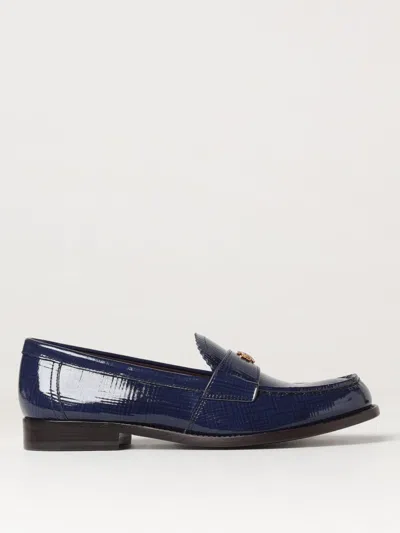 Tory Burch Loafers  Woman Color Blue In Blau