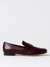 Tory Burch 10mm Eleanor Leather Loafers In Burgunderrot