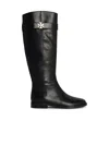 Tory Burch T Lock Riding Boot For Equest In Black
