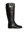 Tory Burch T Lock Riding Boot For Equest In Black