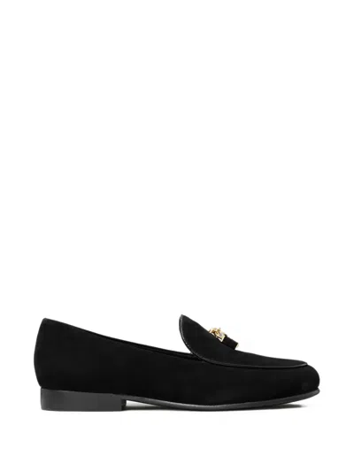 Tory Burch Lock Smoking Slipper In Black