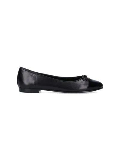 TORY BURCH LOGO BALLET FLATS