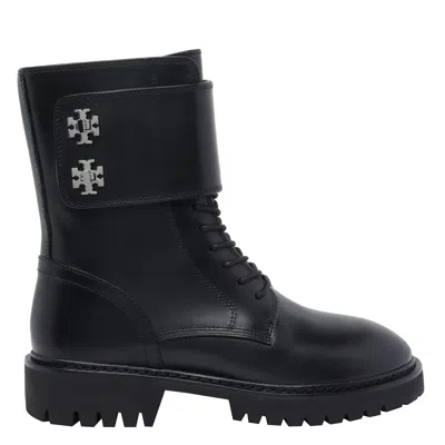TORY BURCH LOGO BOOTIES