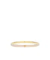 Tory Burch Thin Kira Enamel Bracelet In Yellow