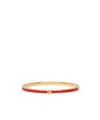Tory Burch Thin Kira Enamel Bracelet In Yellow