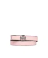 Tory Burch Logo Buckle Belt In Pink