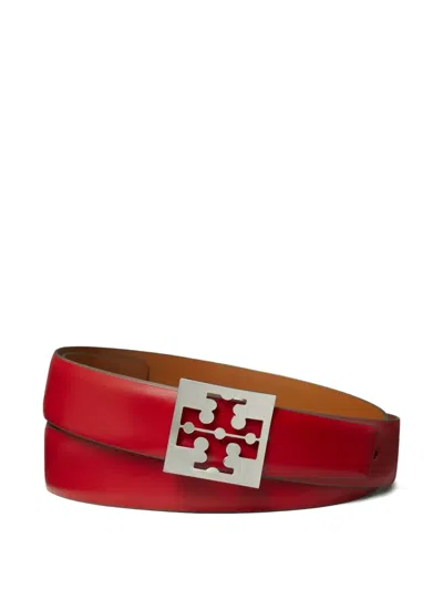 TORY BURCH LOGO-BUCKLE BELT