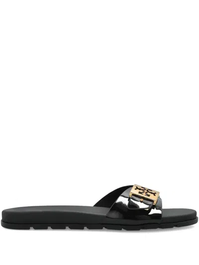 Tory Burch Logo-buckle Slides