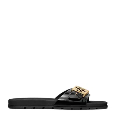 TORY BURCH TORY BURCH BUCKLE SLIP-ON SLIDES