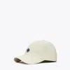 Tory Burch Logo Cap In Neutral