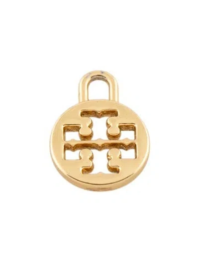 Pre-owned Tory Burch Logo Charm Pendant, 0.75" In Multi
