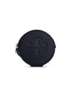 Tory Burch Ella Zip Bio Vegan Leather Card Holder In Black
