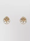 Tory Burch Logo Detail Stud Backing Earrings