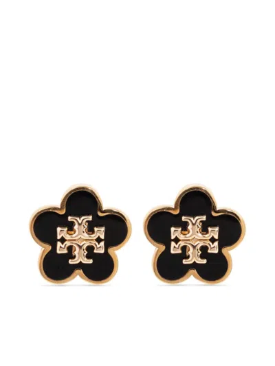 TORY BURCH LOGO-ENGRAVED EARRINGS