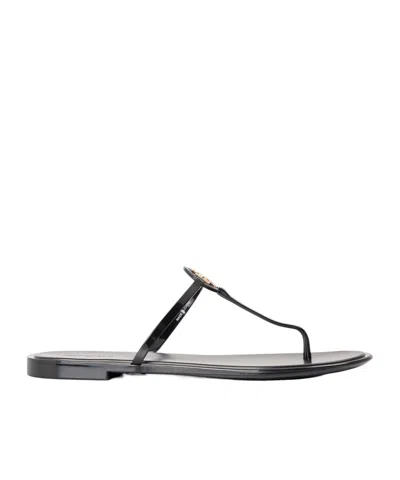 Tory Burch Logo Flip-flops In Multi