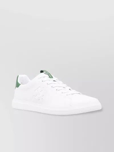 TORY BURCH LOGO HOWELL SNEAKERS WITH CONTRAST HEEL TAB