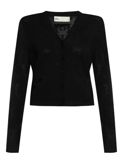 Tory Burch Logo-knit Cardigan