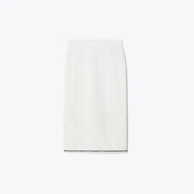 Tory Burch Logo Lace Skirt