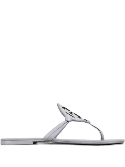 Tory Burch Logo Miller Flip-flops In Multi
