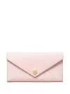 Tory Burch Logo-monogram Wallet In Pink