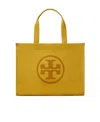 Tory Burch Logo-motif Tote In Brown
