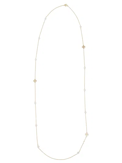 TORY BURCH LOGO NECKLACE