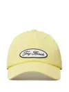 Tory Burch Logo-patch Baseball Cap In Burgundy