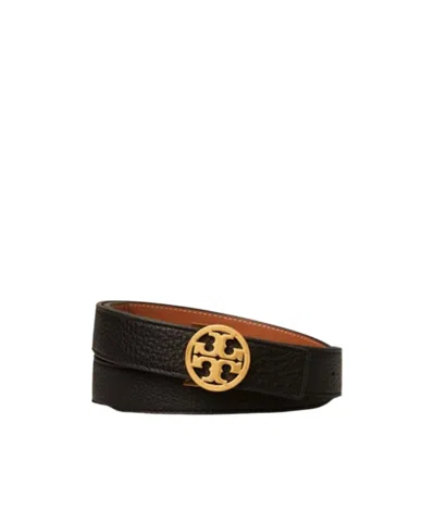 Tory Burch 1" Miller Reversible Belt In Brown